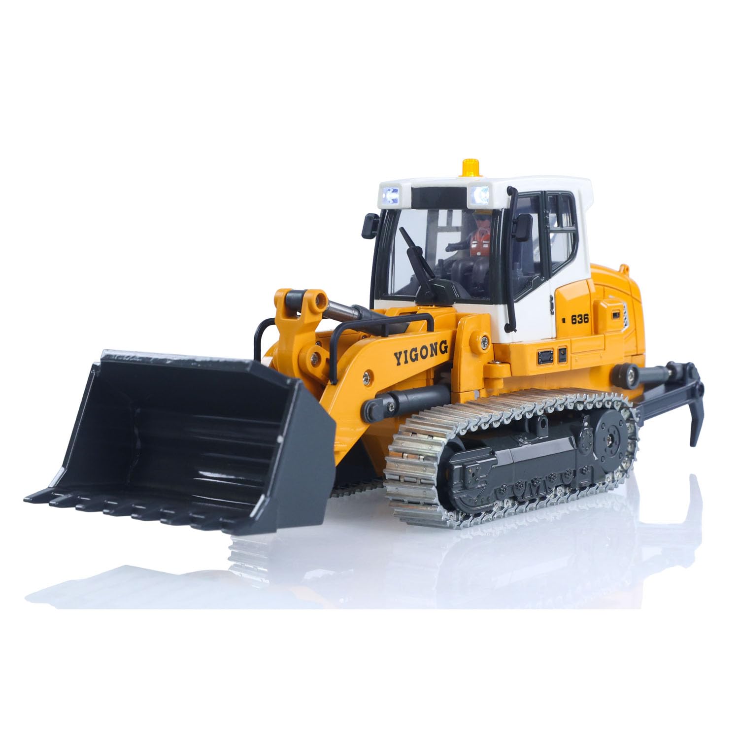 1/50 LR636 RC ローダー Amazon.com: wheelfun 1:50 RC Electric Lifting Tracked Loader